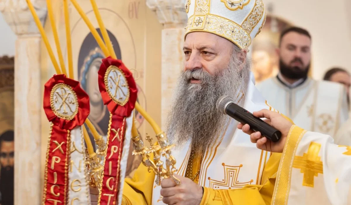 Патријарх Порфирије у Дежеви
