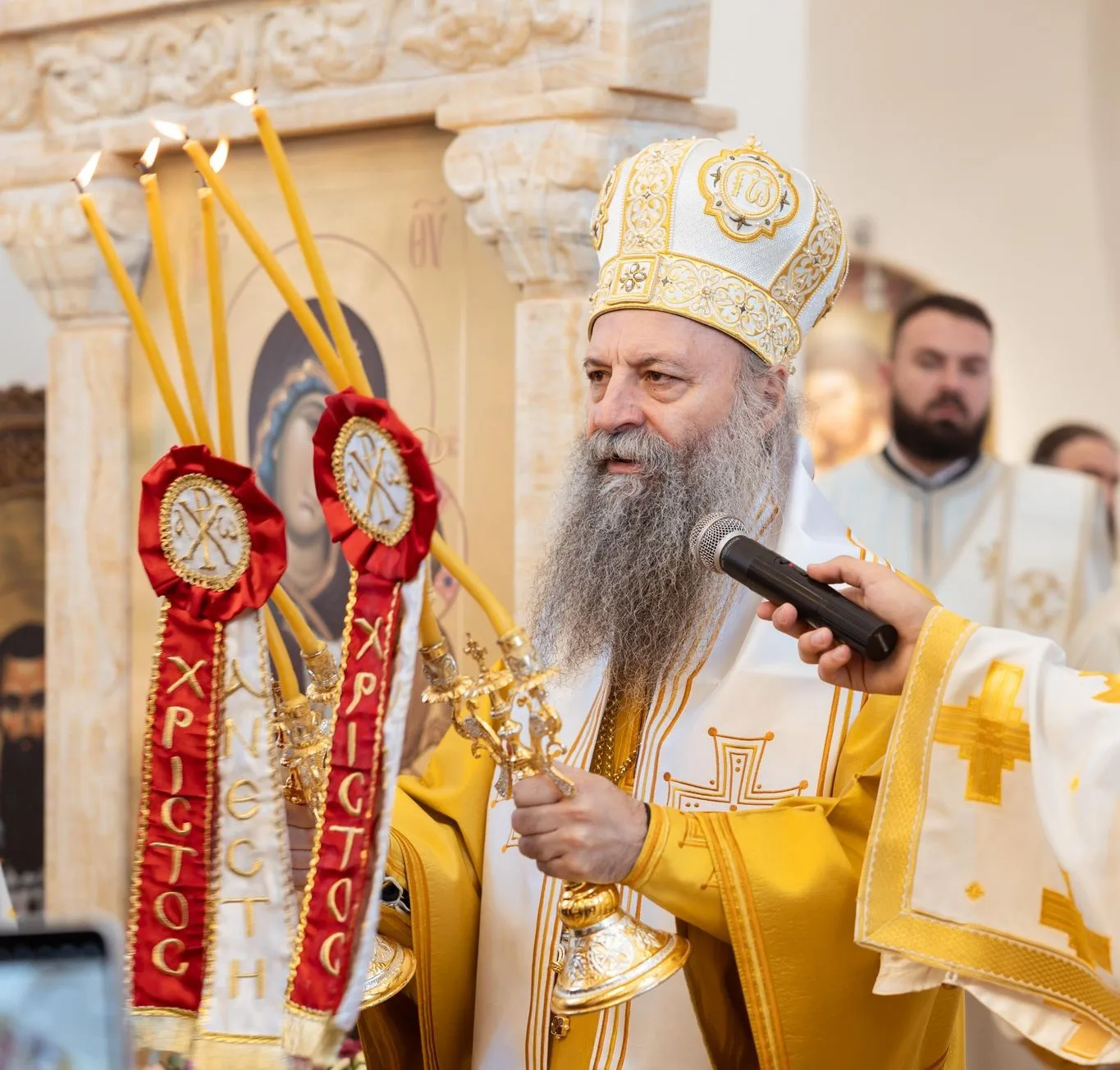 Read more about the article Патријарх Порфирије у Дежеви